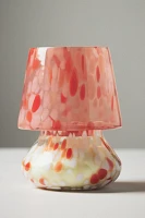 Cheena Night Gardenia Floral Fruity Glass Mushroom Lamp Candle