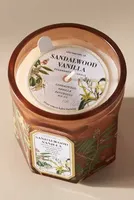Apothecary 18 Woody Sandalwood Vanilla Small Glass Candle