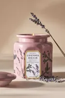 Apothecary 18 Fresh Lavender Balsam Ceramic Jar Candle