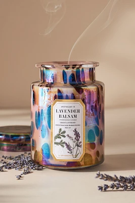 Apothecary 18 Lavender Balsam Fresh Floral Glass Jar Candle