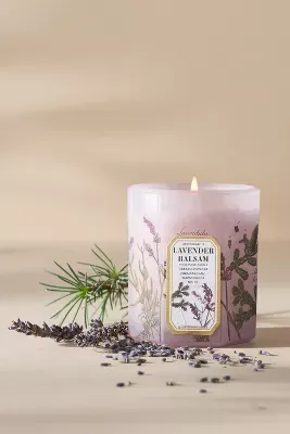 Apothecary 18 Fresh Lavender Balsam Small Glass Candle