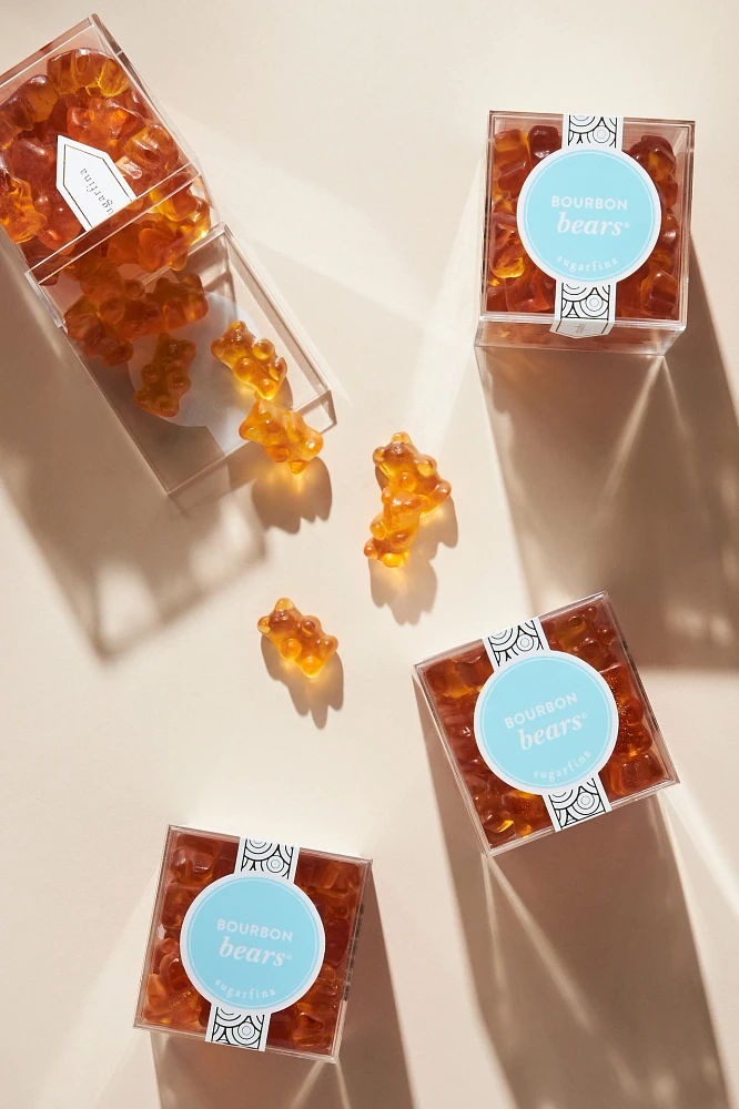 Sugarfina Bourbon Bears Candy Cubes, Set of 4