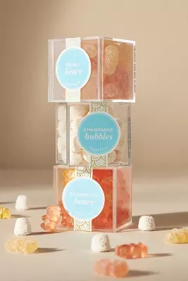 Sugarfina Cheers 3-Piece Candy Bento Box