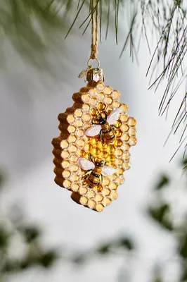Honeycomb Glass Ornament