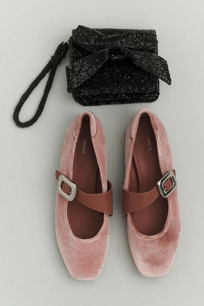 Maeve Buckle Mary Jane Flats