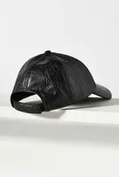 Wyeth Faux Leather Baseball Cap