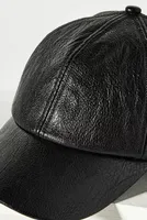 Wyeth Faux Leather Baseball Cap