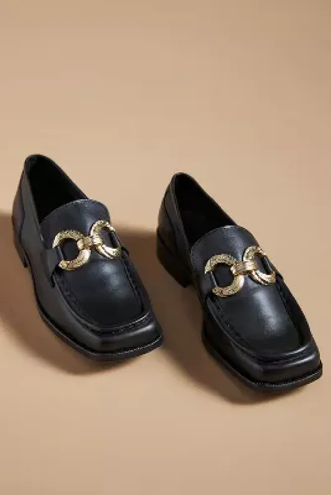 Maeve Square-Toe Loafers