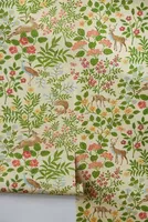 Woodland Floral Peel-and-Stick Wallpaper by Ben & Erin Napier