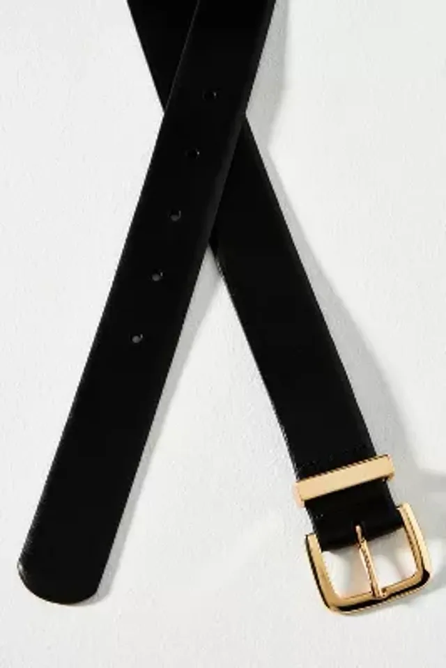 Leather belt Anthropologie Black size Not specified International in Leather  - 27123903