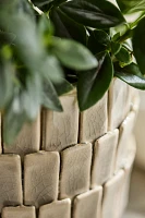 Shingled Stoneware Pot