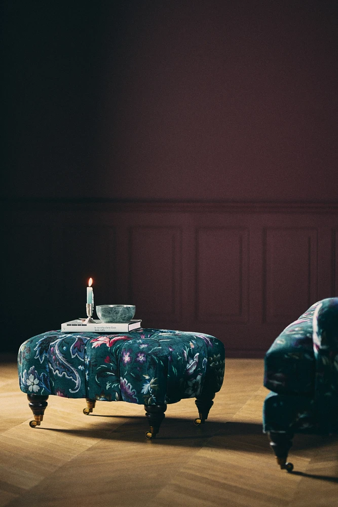 House of Hackney Velvet Ottoman