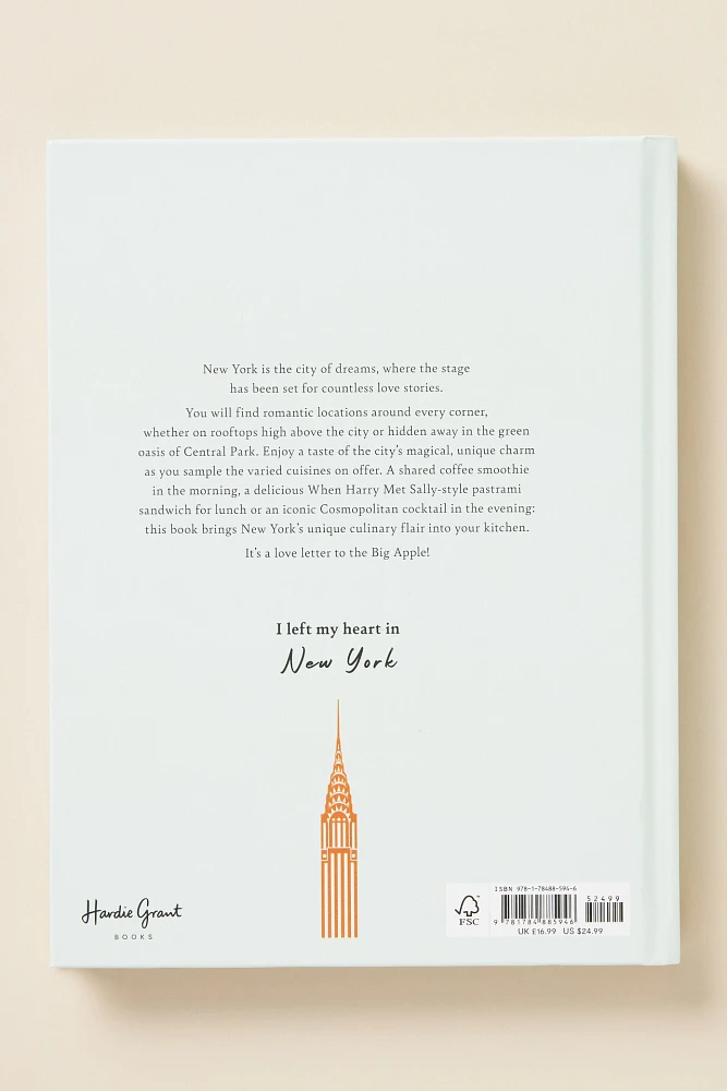 In Love with New York: Recipes and Stories from the City that Never Sleeps