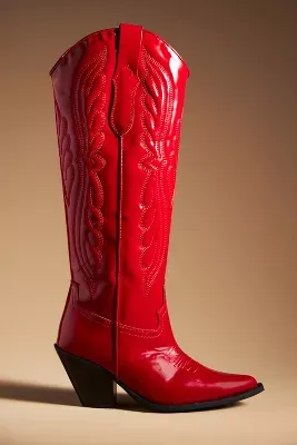 Toral Patent Western Boots
