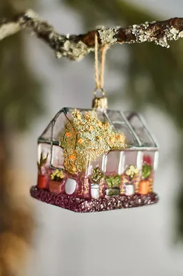 Greenhouse Glass Ornament