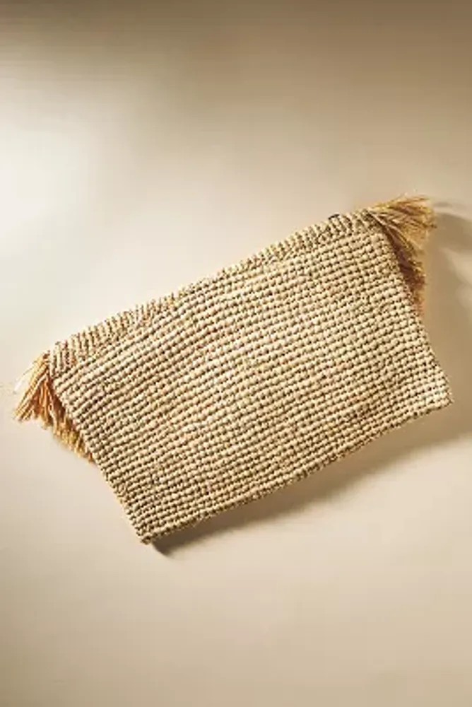 btb Los Angeles Sera Crystal Raffia Clutch