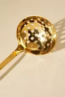 Golden Slotted Kitchen Spoon