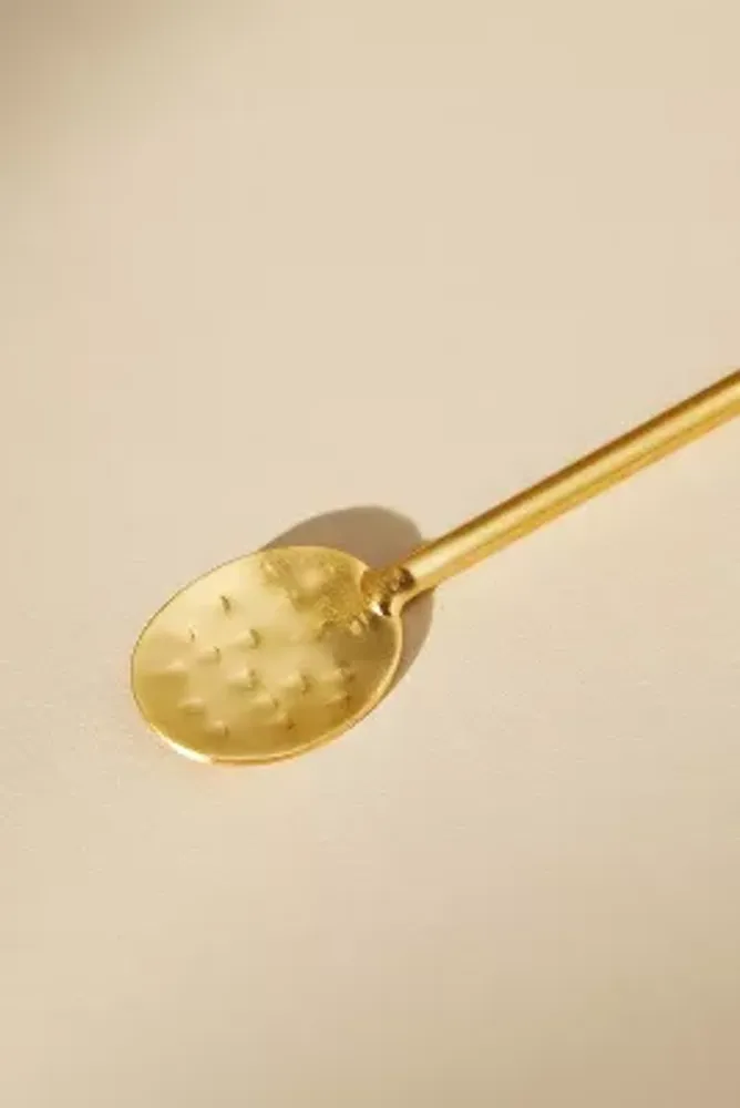 Golden Cocktail Spoon