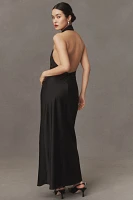 Significant Other Darcy Backless Halter Dress