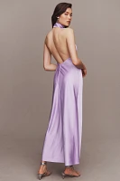 Significant Other Darcy Backless Halter Dress