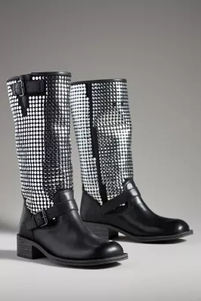Vicenza Studded Moto Boots