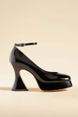Vicenza Fluted Mary Jane Heels