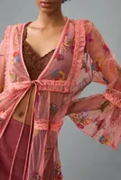 Bl-nk Ruffled Tulle Kimono