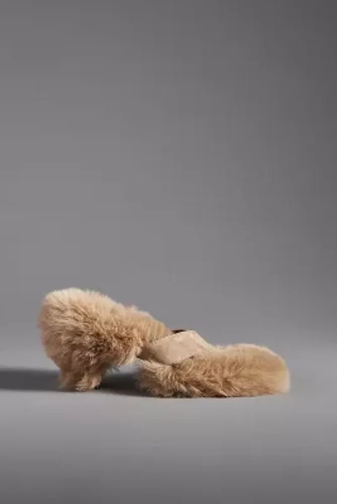 Jeffrey Campbell Fluffed Kitten Heels