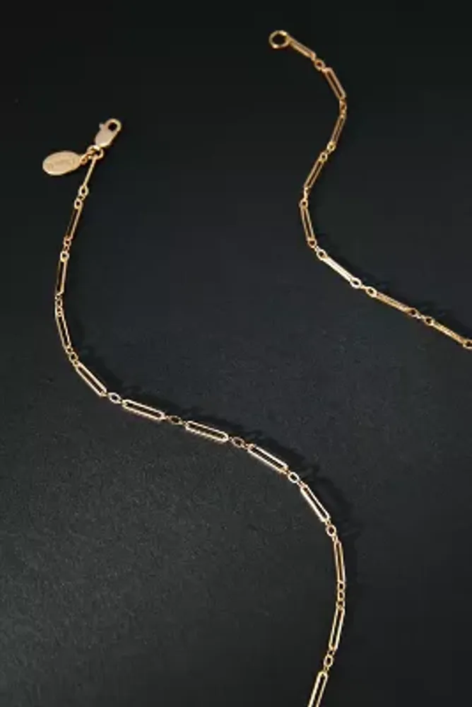 Clare V. Paperclip Chain Necklace