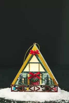 Tudor Townhouse Paper Ornament