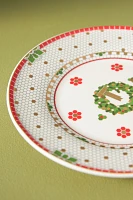 Festive Bistro Tile Dessert Plate