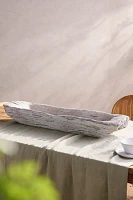 Faux Bois Cast Stone Trough