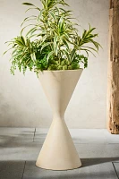 Hourglass Cast Stone Planter