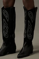 Pilcro Contrast Tall Western Boots