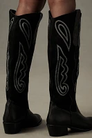 Pilcro Contrast Tall Western Boots