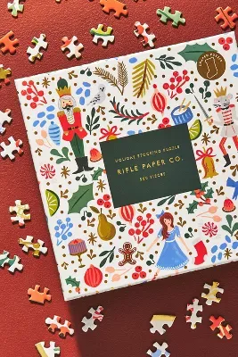 Rifle Paper Co. Christmas Stocking Puzzle