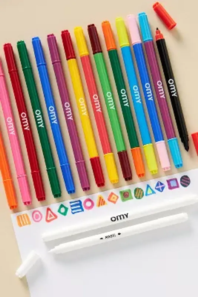 Ban.Do - Write on Dual Tip Marker Set - Assorted