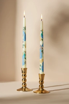 Venetian Handpainted Garden Taper Candles