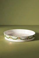 Festive Bistro Tile Pie Dish