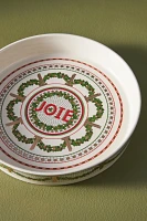 Festive Bistro Tile Pie Dish