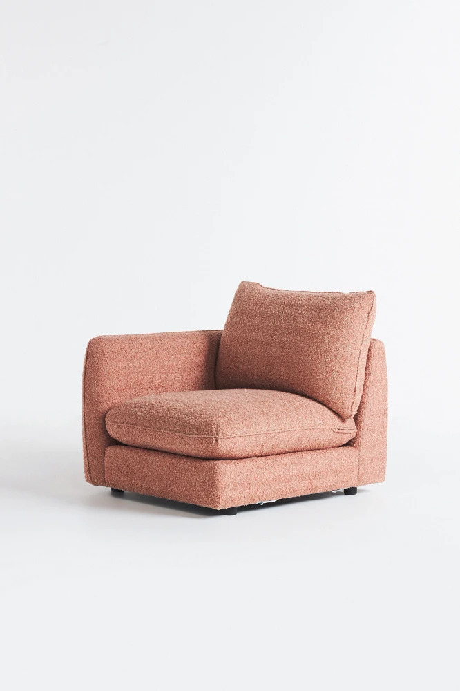 Arnaud Peony Beaufort Bouclé Modular One-Arm Chair