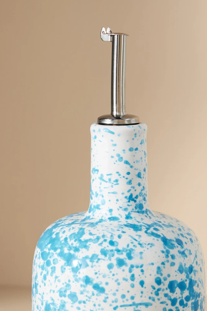 Vietri Amalfitana Splatter Olive Oil Bottle