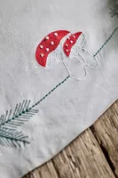 Mushroom Embroidered Tree Skirt