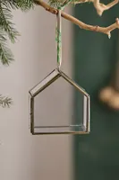Fillable Greenhouse Brass + Glass Ornament