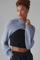 By Anthropologie Hooded Sweater Shrug