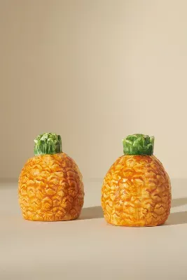 Les Ottomans Pineapple Salt and Pepper Shakers