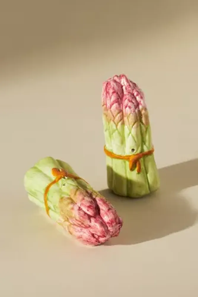 Les Ottomans Asparagus Salt and Pepper Shakers