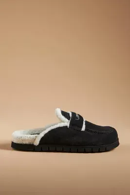 Maeve Faux Shearling Loafer Slippers