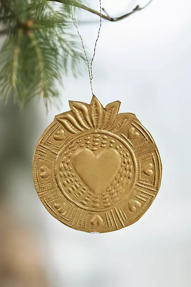 Terrain Sacred Heart Circle Ornament