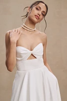 Jenny by Yoo Lindsey Strapless Sweetheart A-Line Wedding Gown